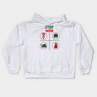 stop war Kids Hoodie